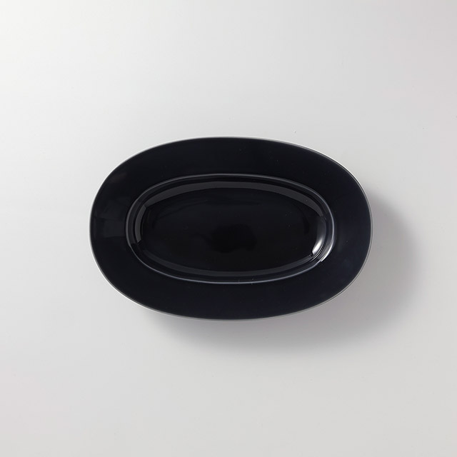 Y.iihoshi オーバルプレートLムーングレー