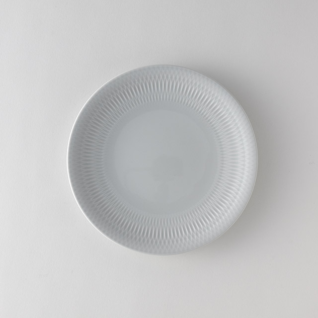 ユートピア白プレート23cm