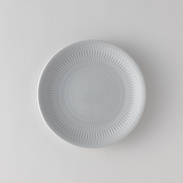 ユートピア白プレート17cm