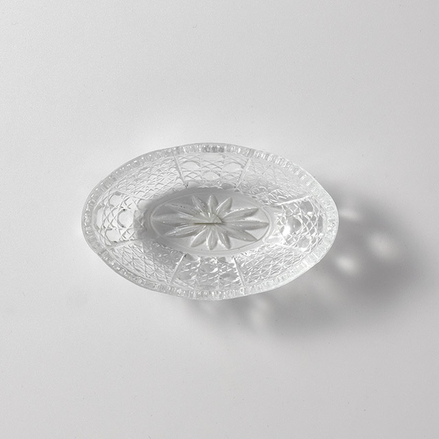 ガラスオーバル鉢ミニ　MA