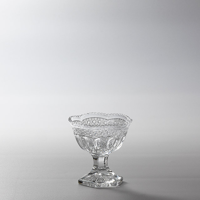 ガラス脚付小付 丸型 MA