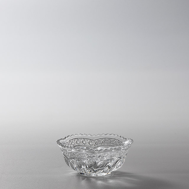 ガラス六ウェーブ小付 MA