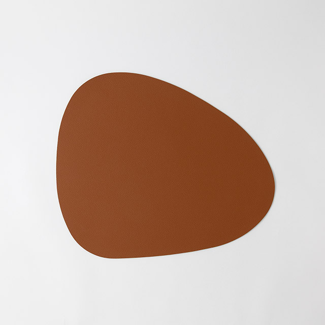 リバーシブルランチョンマット　オレンジ／黒