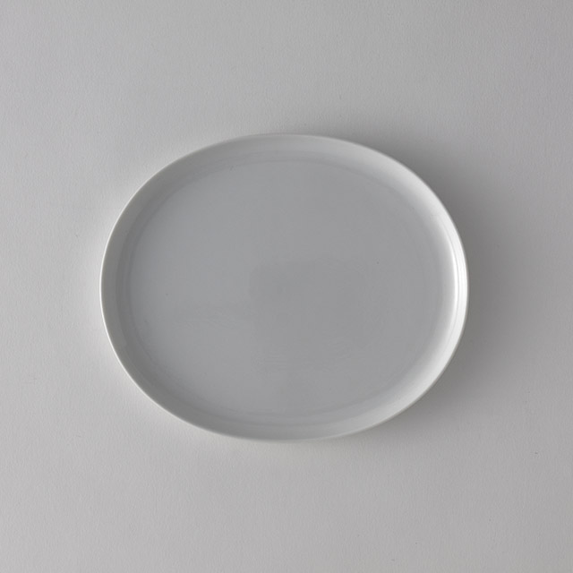 T&amp;Mオーバル皿ホワイト19×16