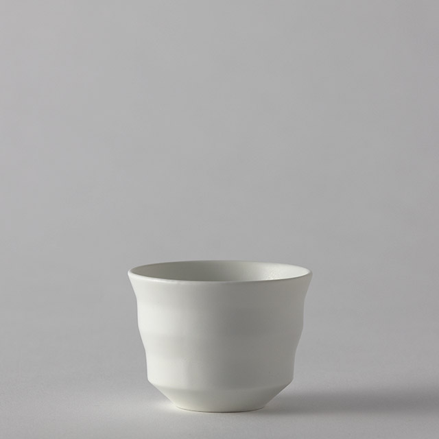 白磁 湯のみ Ureshi