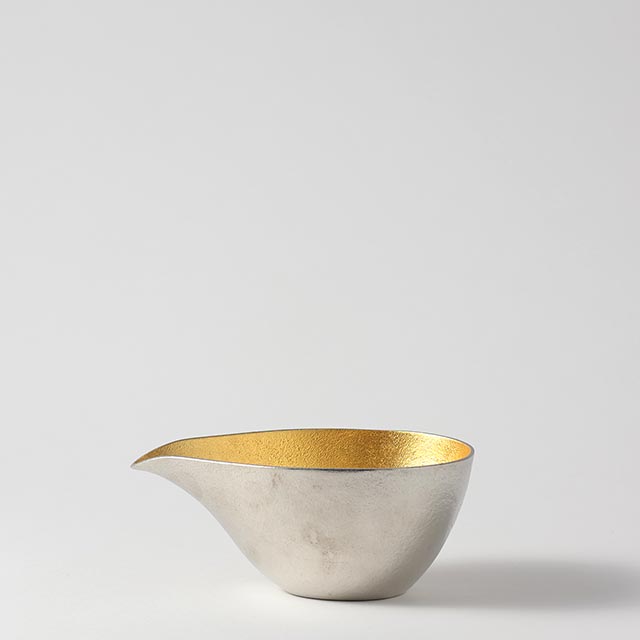 能作酒器　金／錫コンビ