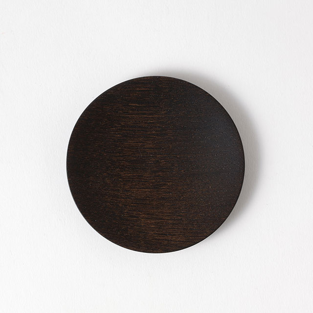 拭き漆　豆皿　タモノキ　くさなぎ