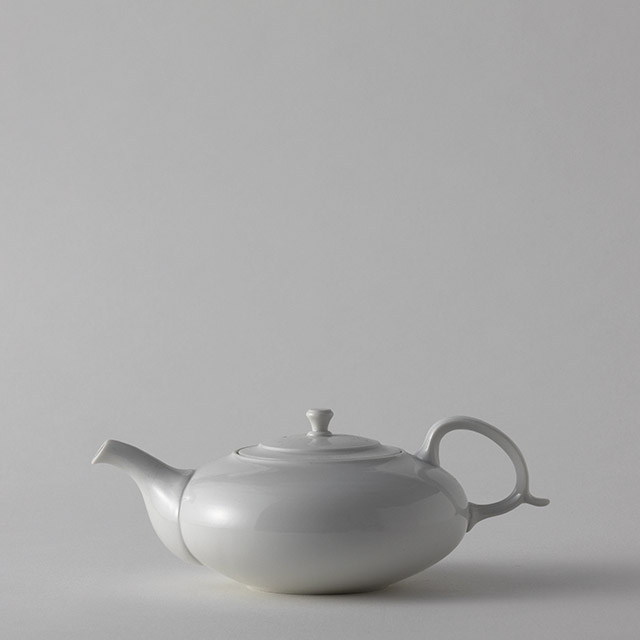 T&M 急須 池釉 ホワイト