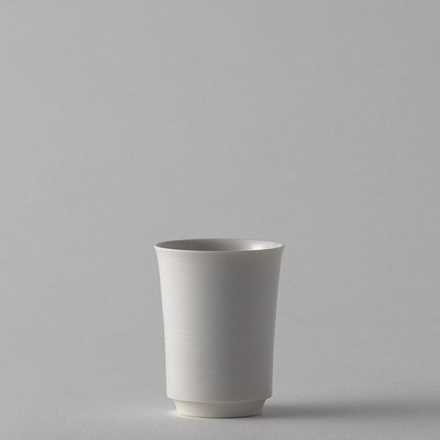 T&M 湯呑 池釉 ホワイト High