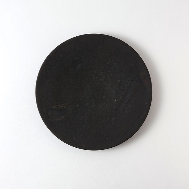 松下広樹　黒丸プレート18cm