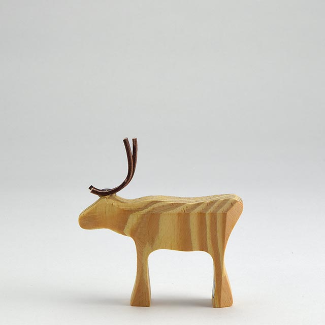 X'mas 木彫りトナカイ(B) Sweden