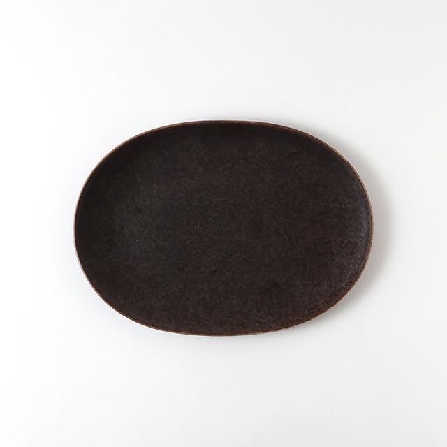 Toh 楕円ブラックプレート