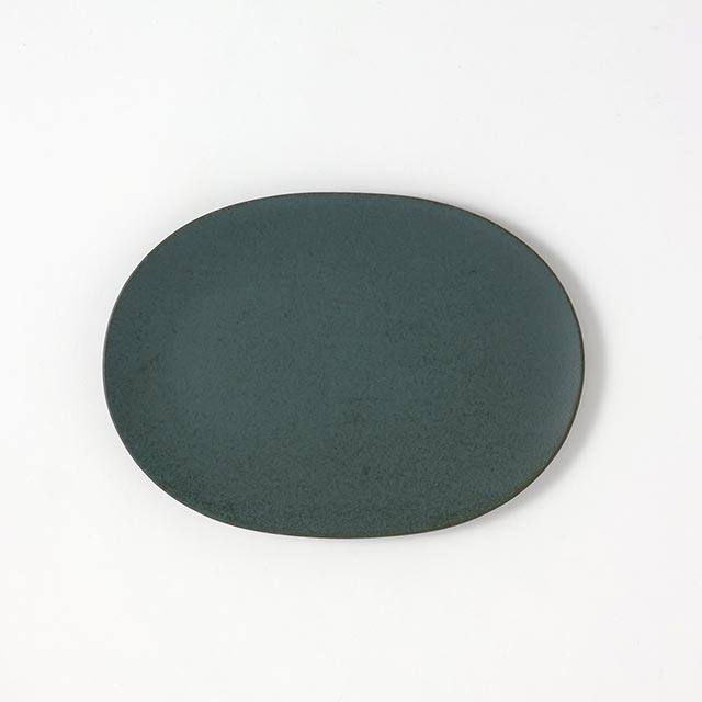 Toh 楕円グリーンプレート