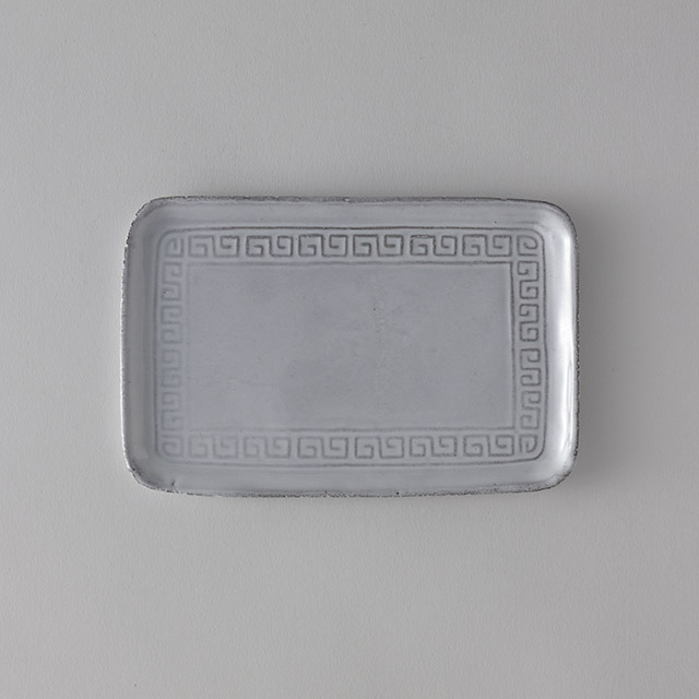 アスティエ　ラビリンスレクタングルプレート17cm