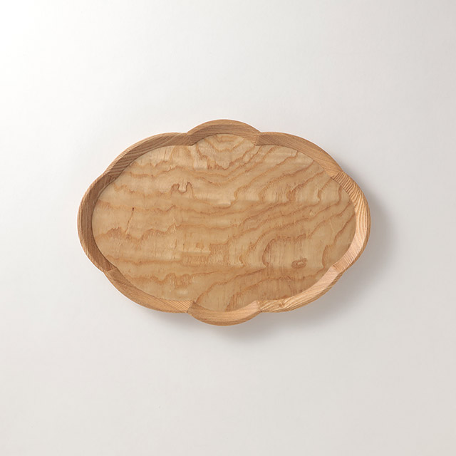 ちいさいトレー　雲　タモ