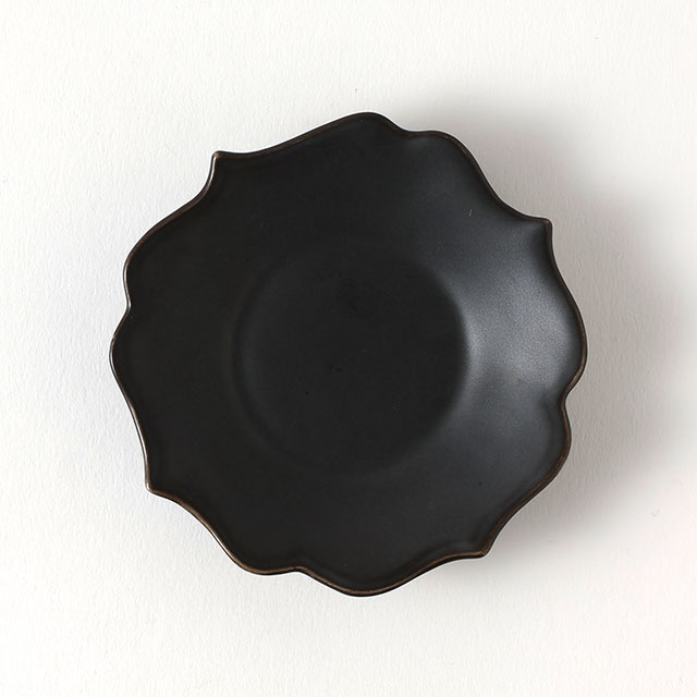 輪花ブロンズ豆皿 KTY