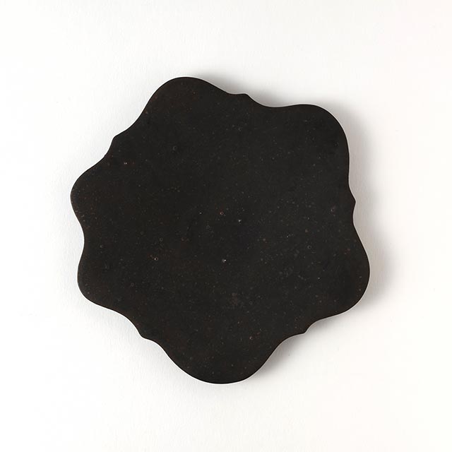 松下広樹　雲形皿　普賢