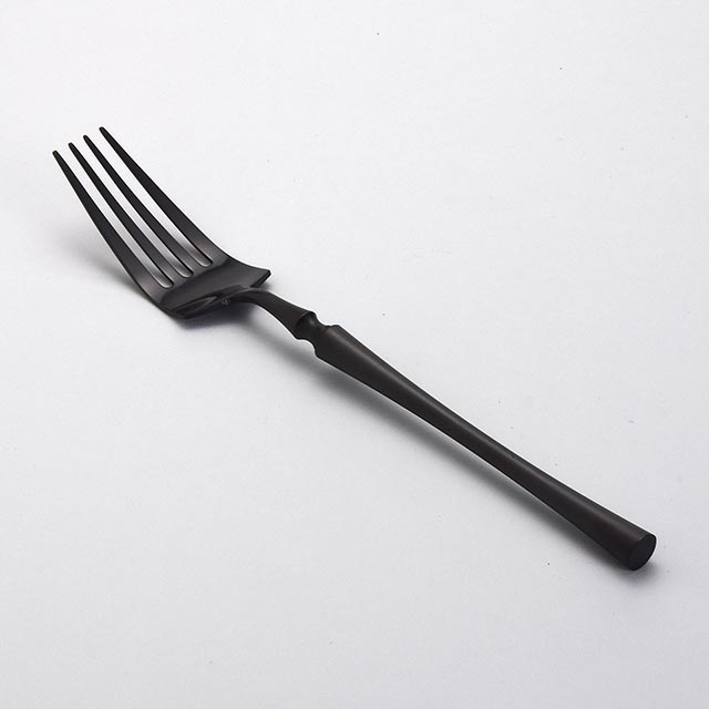 ブラックベベルエッジ ディナーフォーク