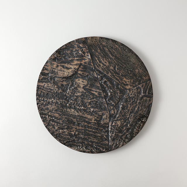 浮彫MOKUME丸プレート