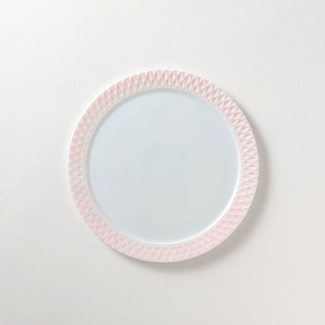 有田ナナコ縁ピンクプレート16.5cm