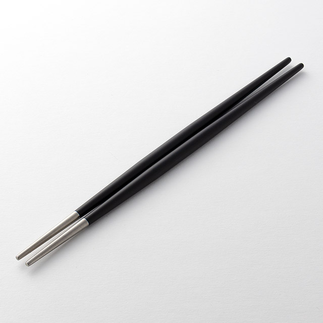 箸 黒先端ステンレス