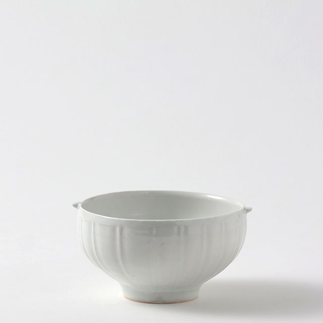 鈴木まどか 白磁耳付碗