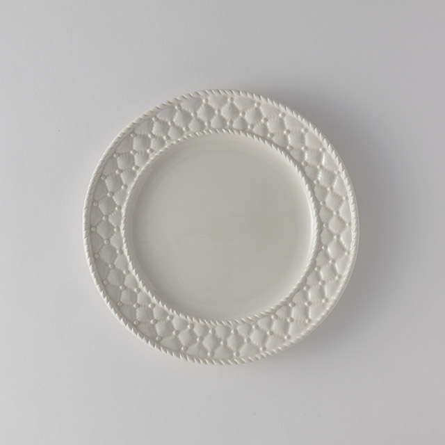 ELIOS MATEプレート22cmクリーム