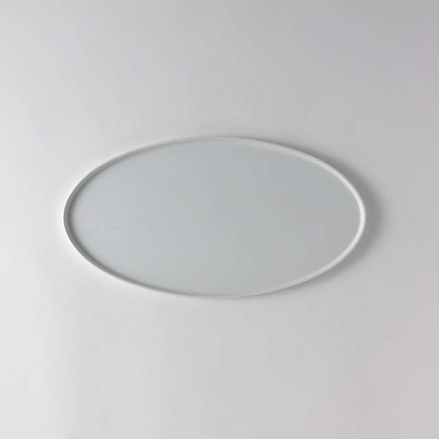 MORIYAMA オーバル皿32cm白