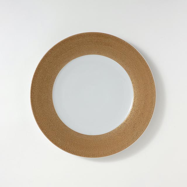 SPAL　マットゴールドディナープレート