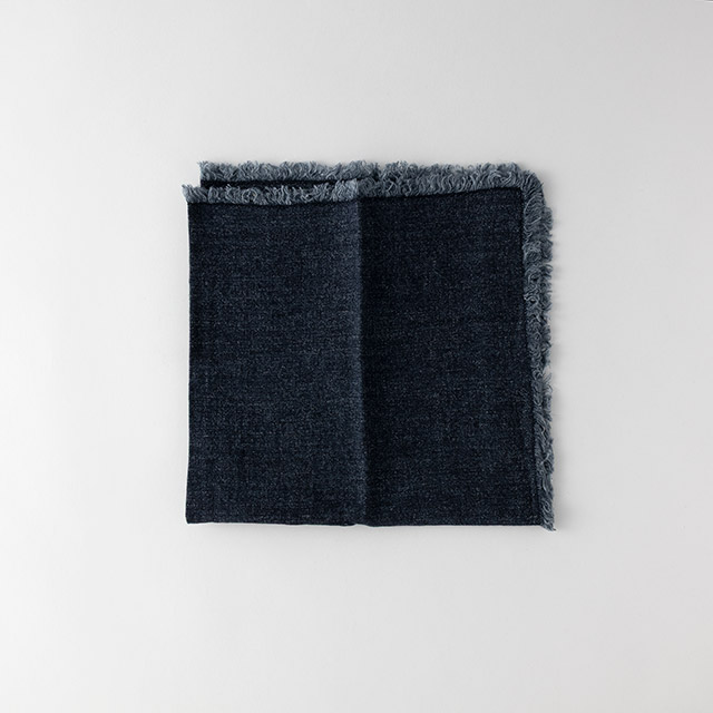 West Elm ジーンズ地紺ナプキン