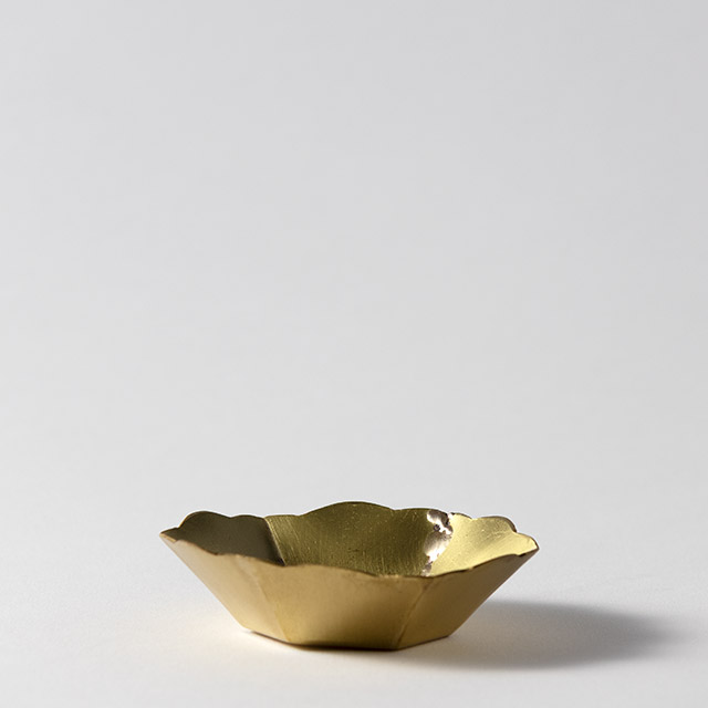 BRASS 真鍮スモールトレイウェーブ