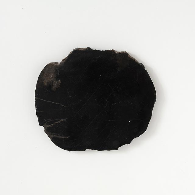 珪化木トレイ/コースター黒(A)