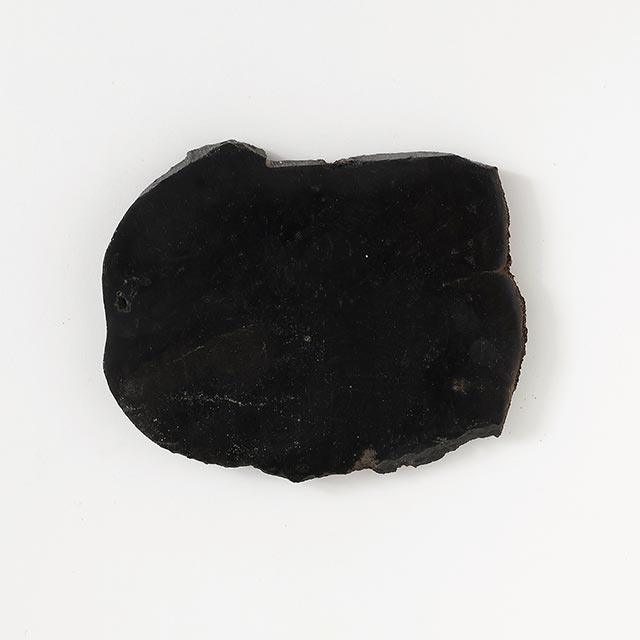 珪化木トレイ/コースター黒(B)