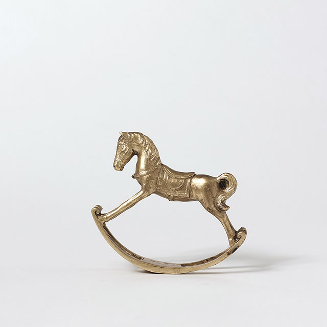 ロッキングホース ゴールド