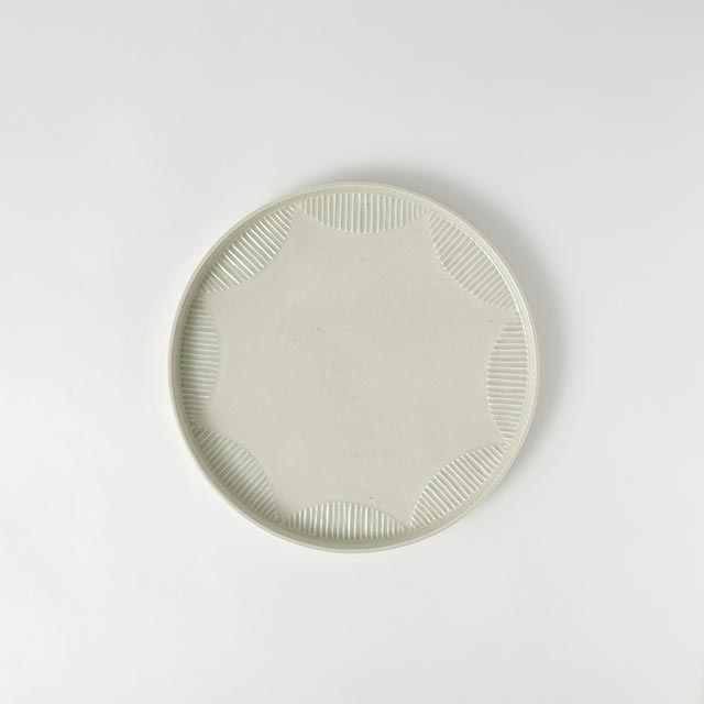 小倉夏樹 切立フラットプレート(L) 白