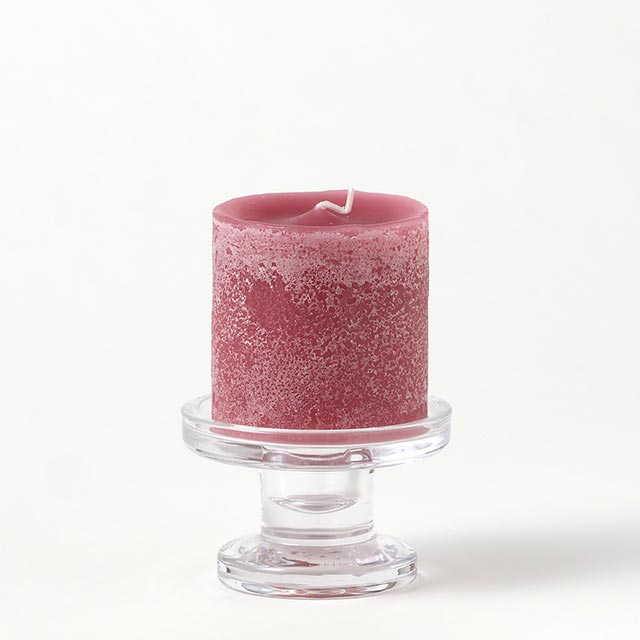 md キャンドル(ローズピンク)/スタンドセット