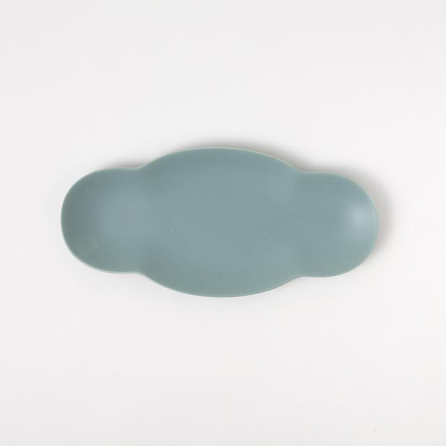 Y.iihoshi pattern　長皿　緑