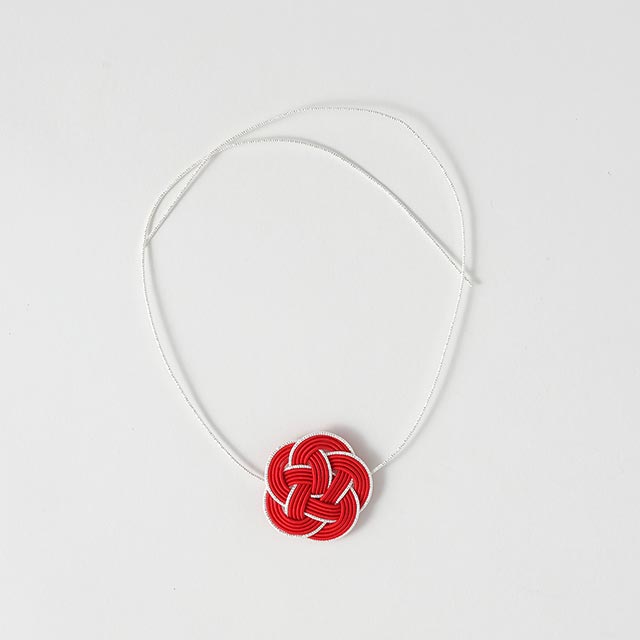 mty 水引DECO 梅 白/赤