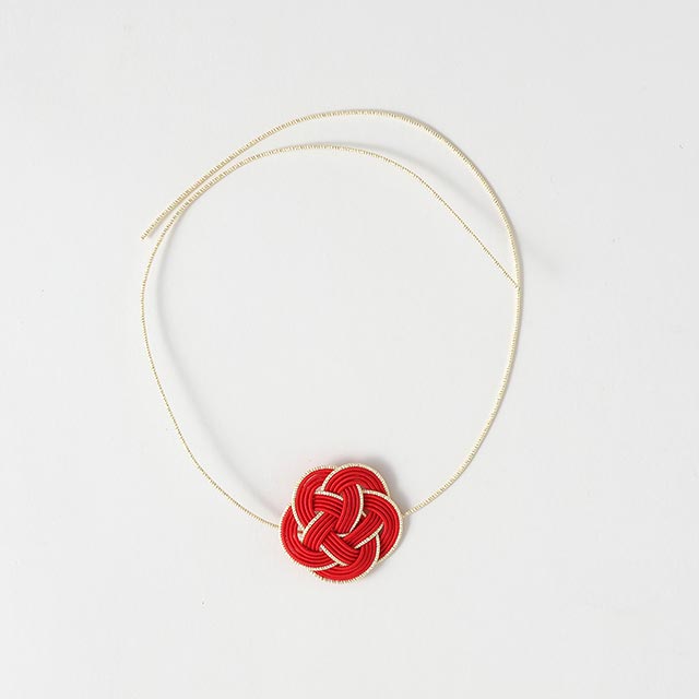 mty 水引DECO　梅　金／赤