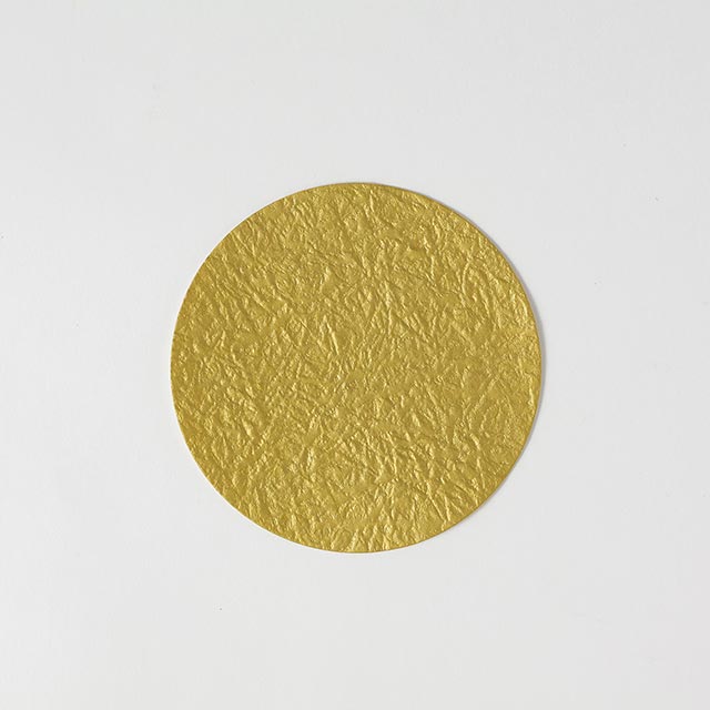 mty modern和紙サークルマット小　金