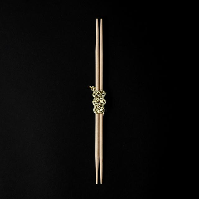 mty modern水引祝箸 金/白