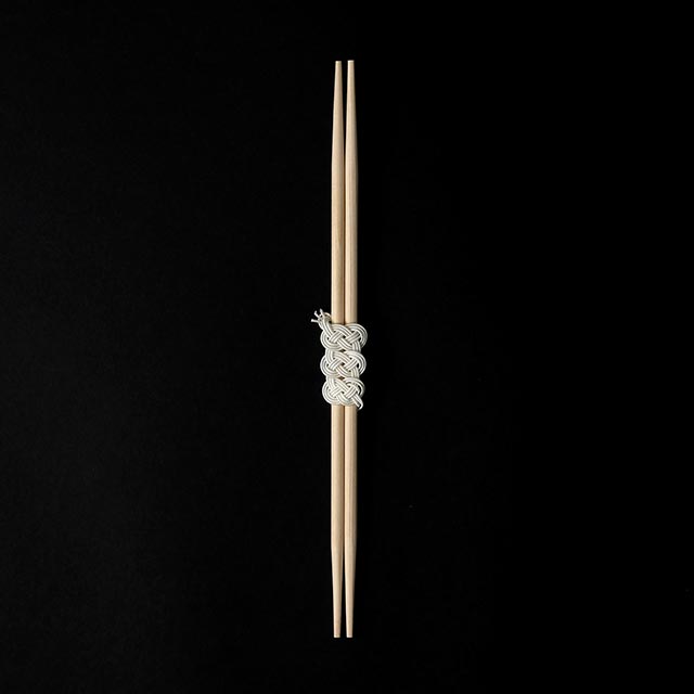 mty modern水引祝箸　白