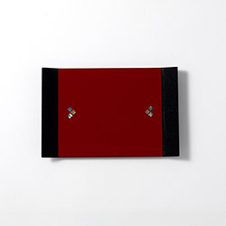 漆銘々皿　長方形シェル入り