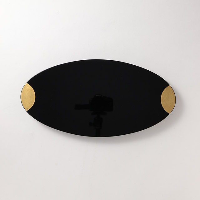 漆小判盛器 隅金