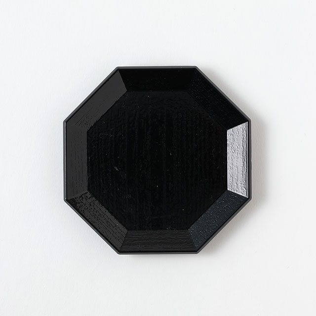 八角コースター 黒 SEN