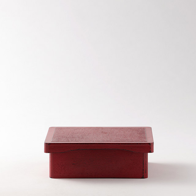 うな重　布貼　曙　朱