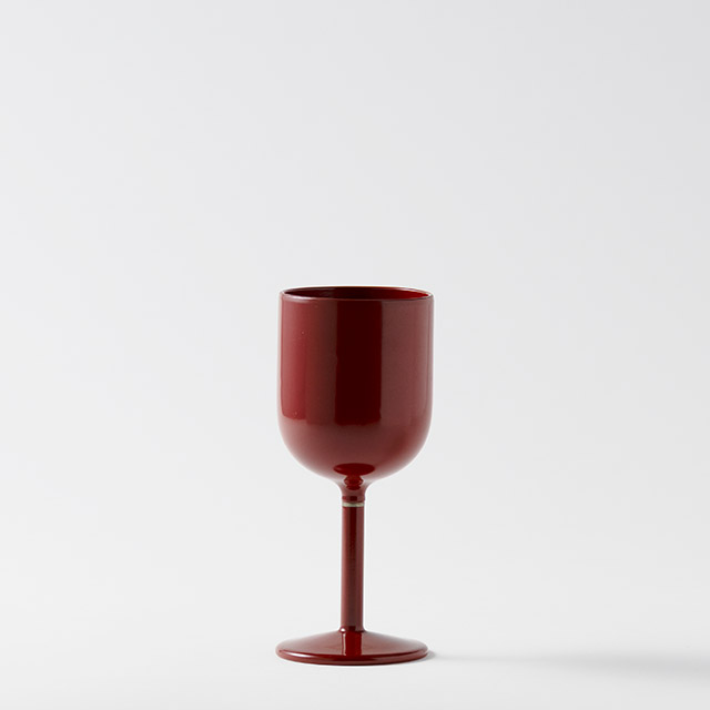 漆ワインカップ　朱