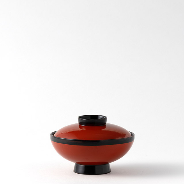 木乾漆　隆規作はまぐり椀