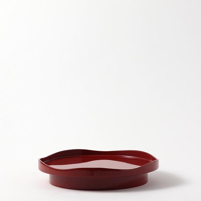 うるし器 朱盛器山道高台