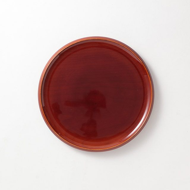 飛騨高山 春慶塗り 丸盆